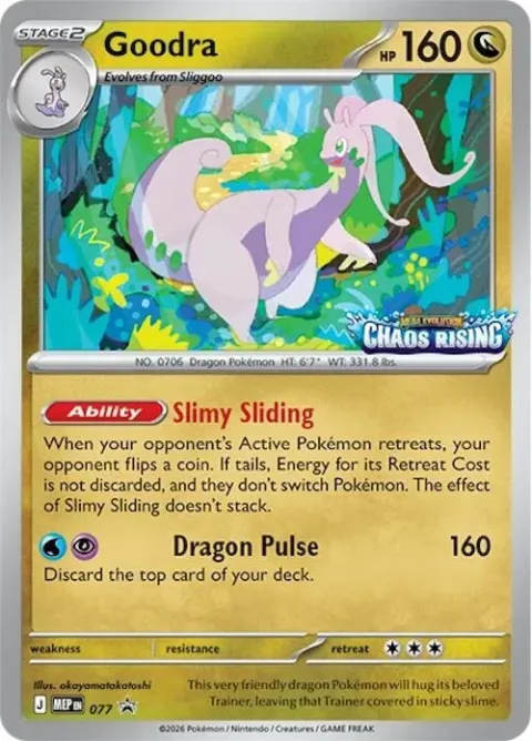 Carte Pokémon Muplodocus 077, extension MEP Black Star Promos