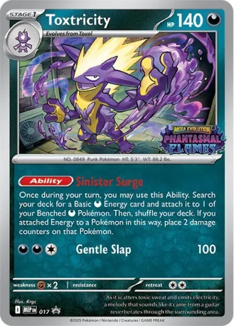 Carte Pokémon Salarsen 017, extension MEP Black Star Promos
