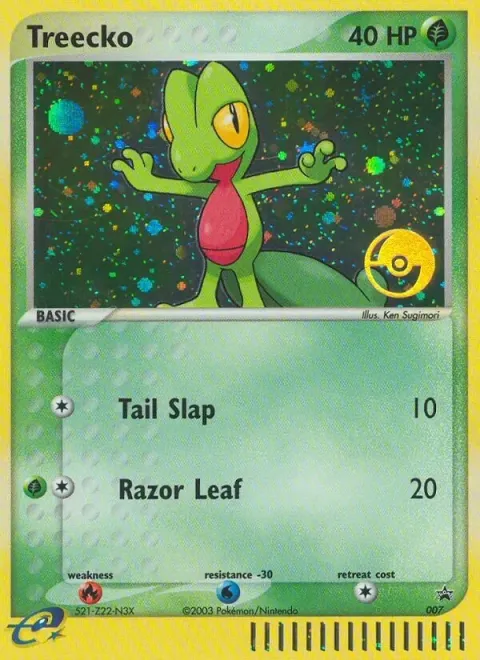 Carte Pokémon Arcko 7, extension Promo Nintendo