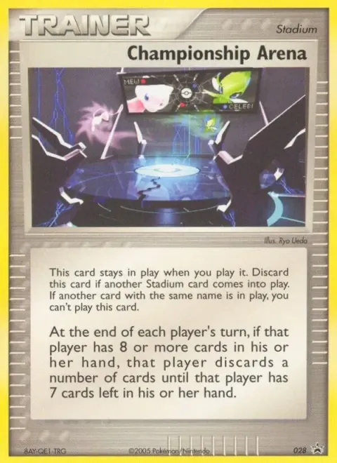 Carte Pokémon Championship Arena 28, extension Promo Nintendo