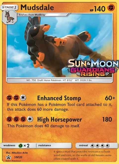 Carte Pokémon Bourrinos SM20, extension Promo SM