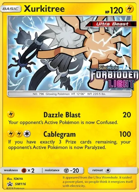Carte Pokémon Câblifère SM116, extension Promo SM