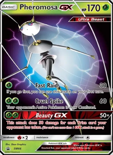 Carte Pokémon Cancrelove GX SM66, extension Promo SM