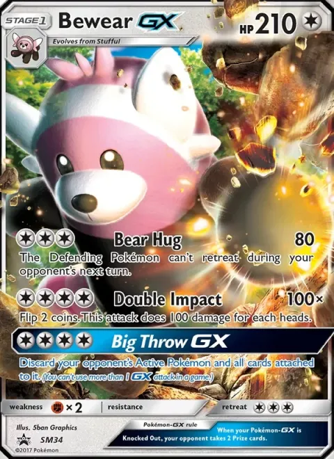 Carte Pokémon Chelours GX SM34, extension Promo SM