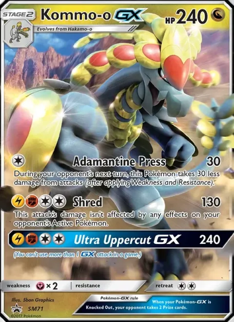 Carte Pokémon Ékaïser GX SM71, extension Promo SM
