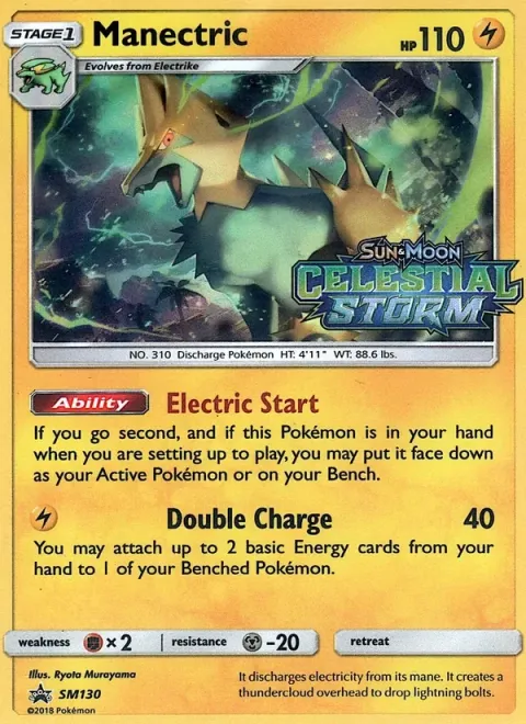 Carte Pokémon Élecsprint SM130, extension Promo SM