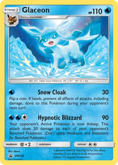 Carte Pokémon Givrali SM238, extension Promo SM