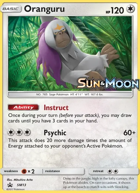 Carte Pokémon Gouroutan SM13, extension Promo SM