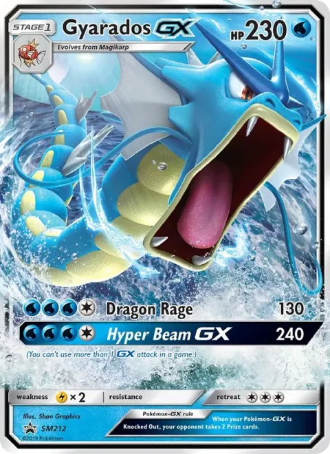Carte Pokémon Léviator GX SM212, extension Promo SM