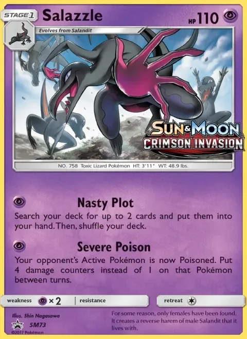 Carte Pokémon Malamandre SM73, extension Promo SM