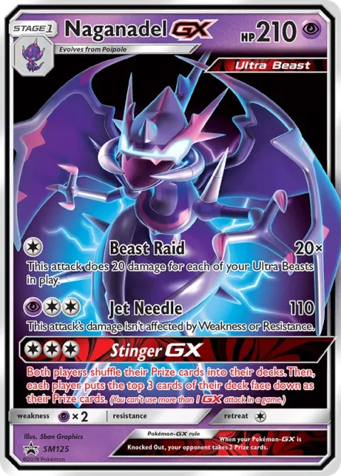 Carte Pokémon Mandrillon GX SM125, extension Promo SM