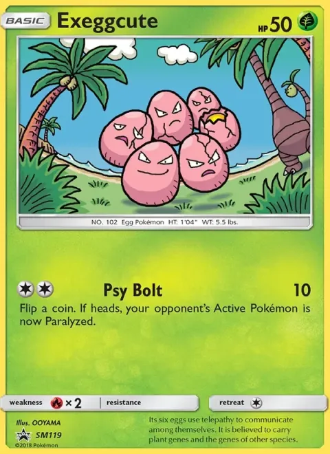 Carte Pokémon Noeunoeuf SM119, extension Promo SM