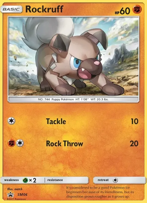 Carte Pokémon Rocabot SM06, extension Promo SM