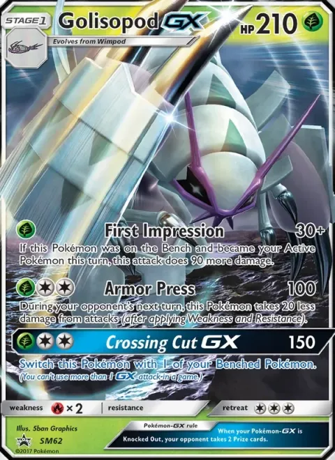 Carte Pokémon Sarmuraï GX SM62, extension Promo SM
