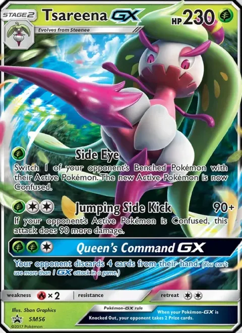 Carte Pokémon Sucreine GX SM56, extension Promo SM