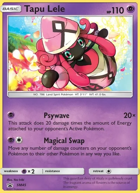 Carte Pokémon Tokopiyon SM45, extension Promo SM