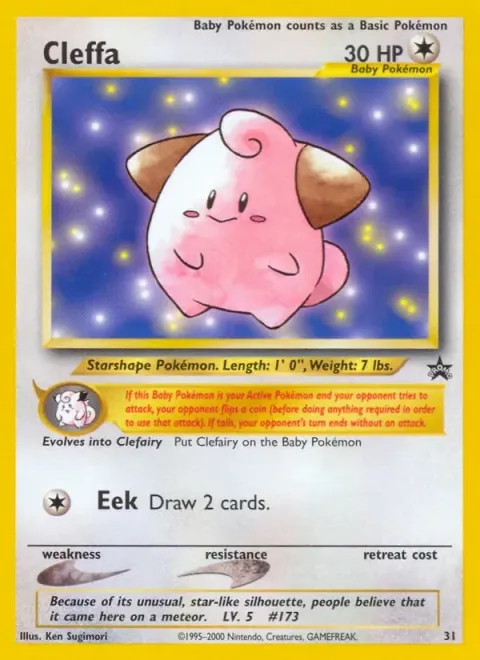 Carte Pokémon Mélo 31, extension Wizards Black Star Promos