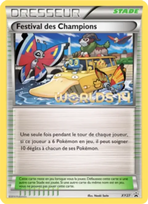 Carte Pokémon Festival des Champions XY27, extension Promo XY