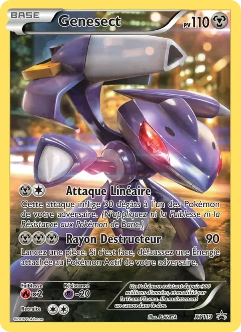 Carte Pokémon Genesect XY119, extension Promo XY
