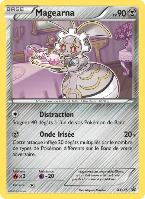 Carte Pokémon Magearna XY165, extension Promo XY