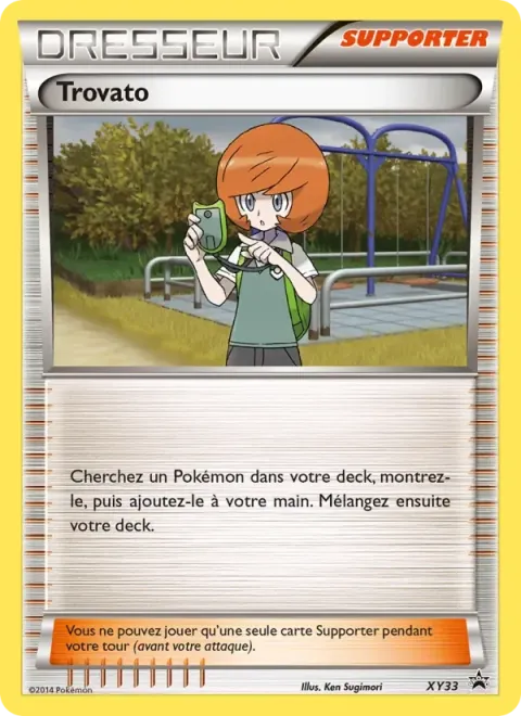 Carte Pokémon Trovato XY33, extension Promo XY