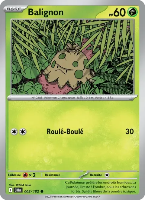 Carte Pokémon Balignon 005/182, extension Rivalités Destinées