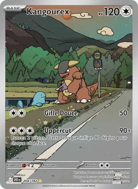 Carte Pokémon Kangourex 204/182, extension Rivalités Destinées