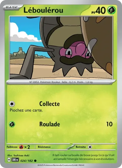 Carte Pokémon Léboulérou 024/182, extension Rivalités Destinées