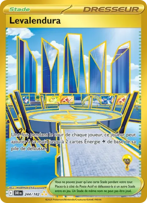 Carte Pokémon Levalendura 244/182, extension Rivalités Destinées