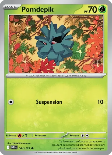 Carte Pokémon Pomdepik 004/182, extension Rivalités Destinées
