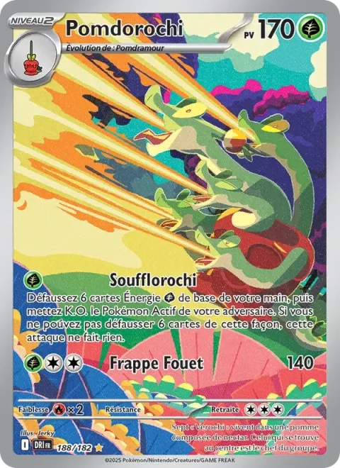 Carte Pokémon Pomdorochi 188/182, extension Rivalités Destinées