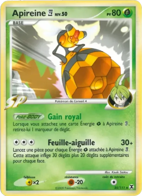 Carte Pokémon Apireine 4 Niv. 50 035/111, extension Rivaux Émergeants
