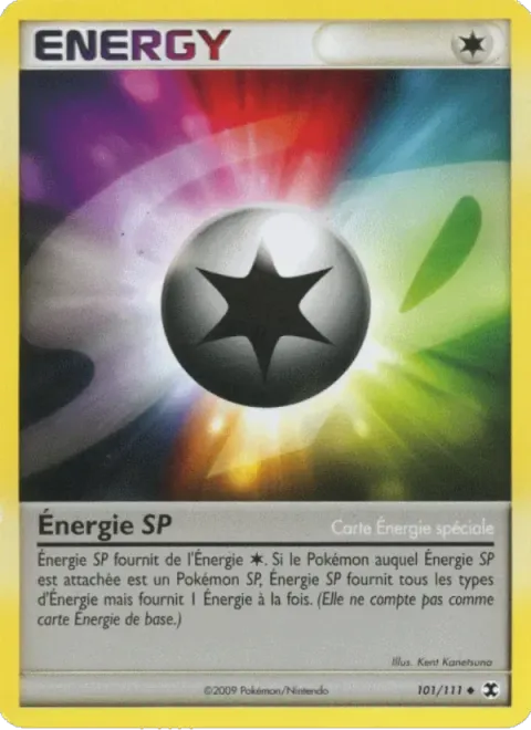 Carte Pokémon Énergie SP 101/111, extension Rivaux Émergeants
