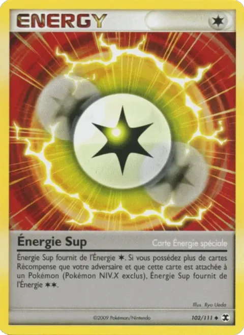 Carte Pokémon Énergie Sup 102/111, extension Rivaux Émergeants