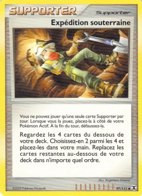 Carte Pokémon Expédition souterraine 097/111, extension Rivaux Émergeants