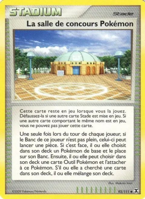 Carte Pokémon La salle de concours Pokémon 093/111, extension Rivaux Émergeants