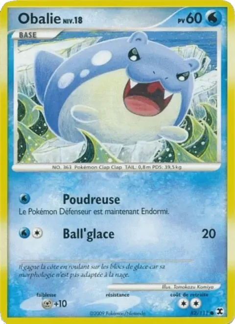 Carte Pokémon Obalie Niv. 18 082/111, extension Rivaux Émergeants