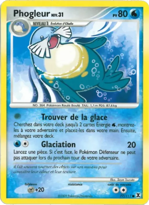 Carte Pokémon Phogleur Niv. 31 077/111, extension Rivaux Émergeants
