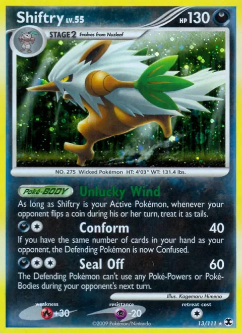 Carte Pokémon Tengalice Niv. 55 013/111, extension Rivaux Émergeants