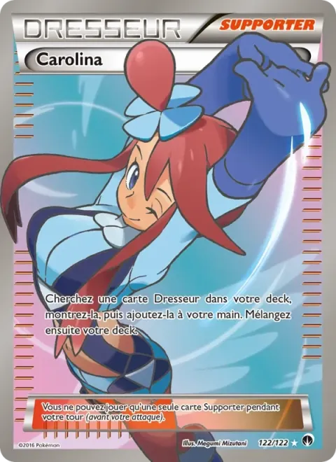 Carte Pokémon Carolina 122/122, extension Rupture Turbo