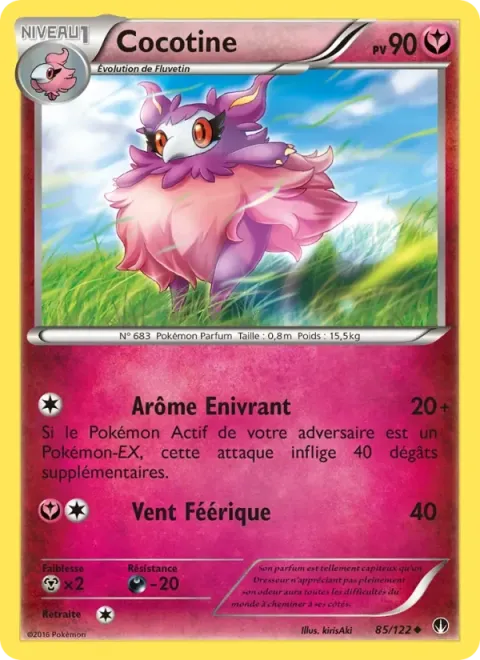 Carte Pokémon Cocotine 085/122, extension Rupture Turbo