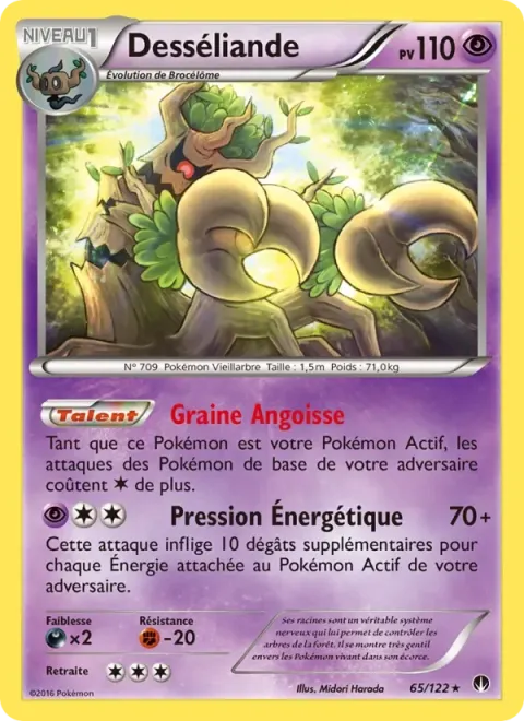 Carte Pokémon Desséliande 065/122, extension Rupture Turbo