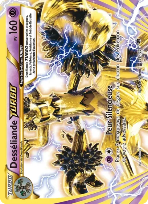 Carte Pokémon Desséliande TURBO 066/122, extension Rupture Turbo