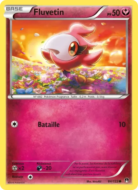 Carte Pokémon Fluvetin 084/122, extension Rupture Turbo
