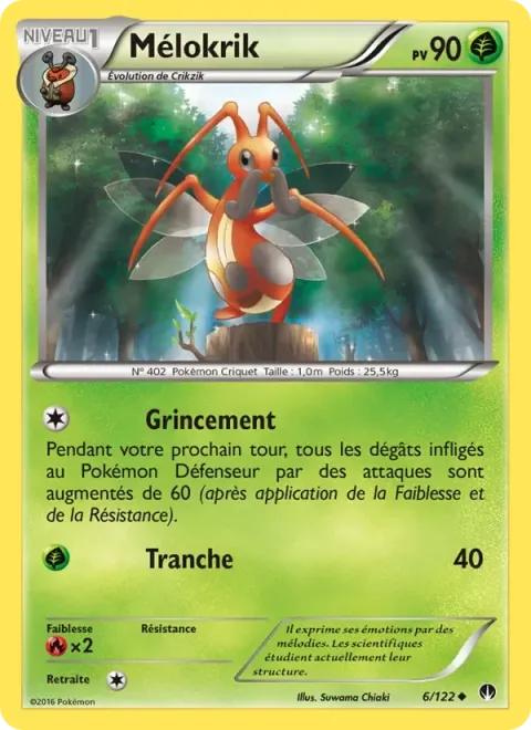 Carte Pokémon Mélokrik 006/122, extension Rupture Turbo