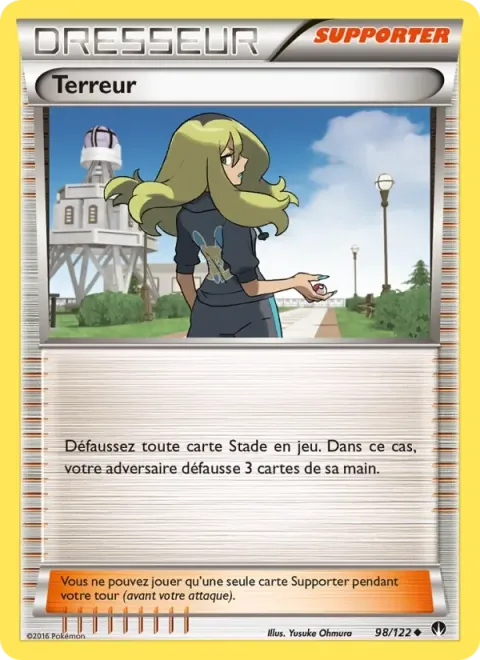 Carte Pokémon Terreur 098/122, extension Rupture Turbo