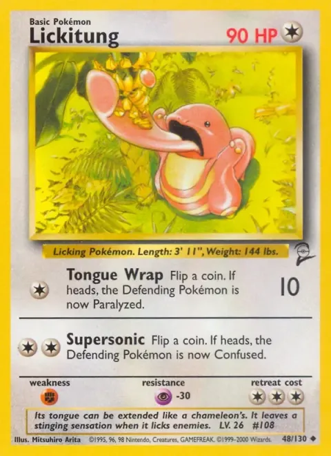 Carte Pokémon Excelangue 048/130, extension Set de Base 2 (sortie anglaise)