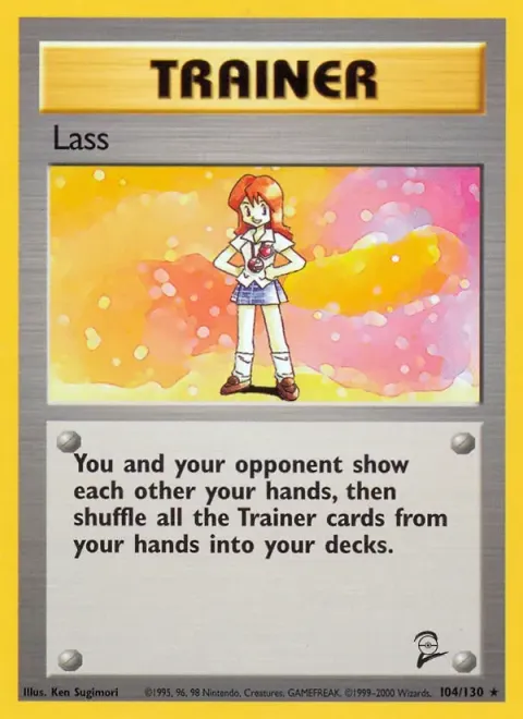 Carte Pokémon Fillette 104/130, extension Set de Base 2 (sortie anglaise)