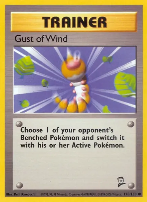 Carte Pokémon Rafale de vent 120/130, extension Set de Base 2 (sortie anglaise)