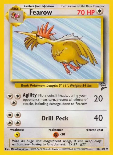 Carte Pokémon Rapasdepic 041/130, extension Set de Base 2 (sortie anglaise)